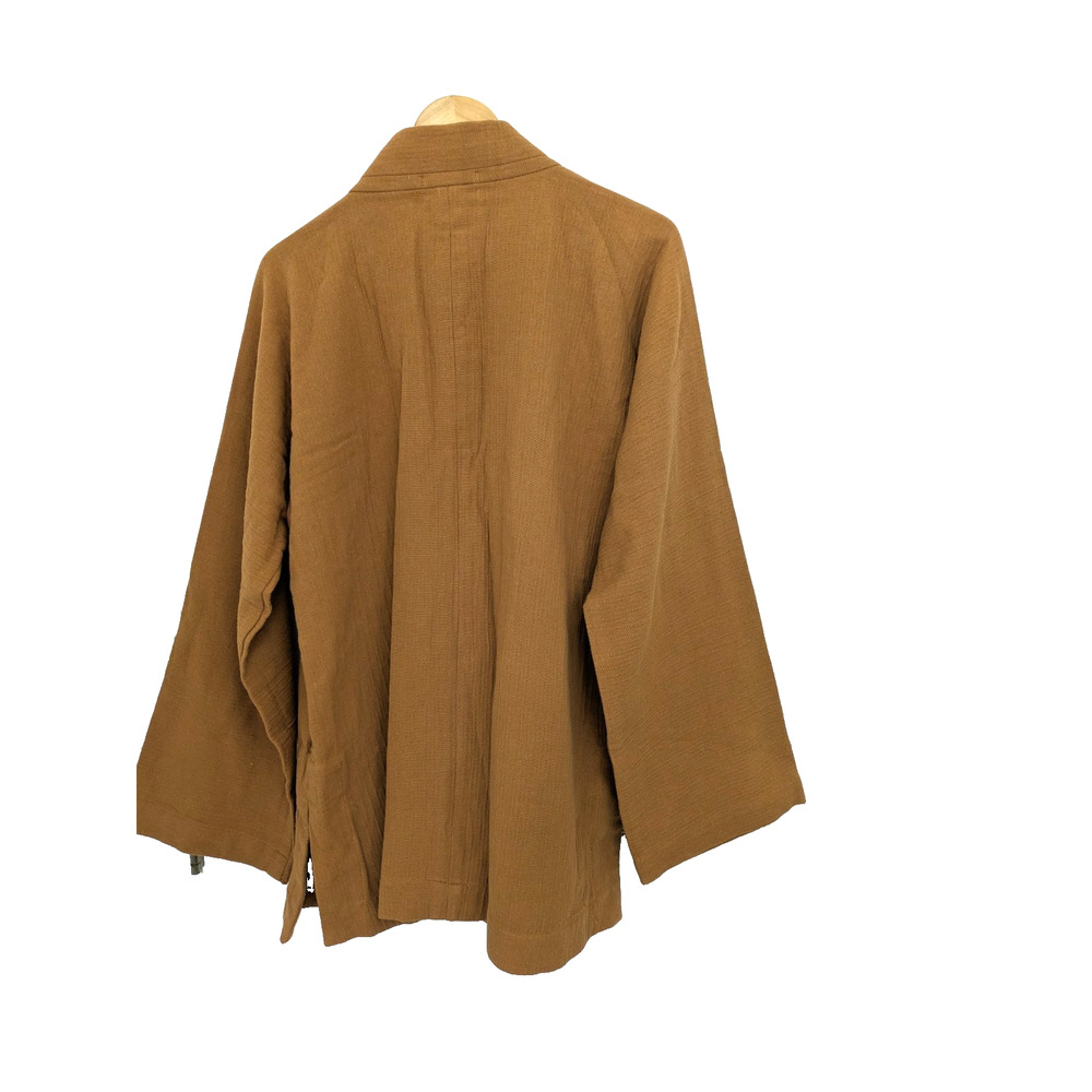 Taoist Monk 2 Piece Winter Pajamas Brown XL Tai Chi Meditation  Suit - Picture 9 of 14